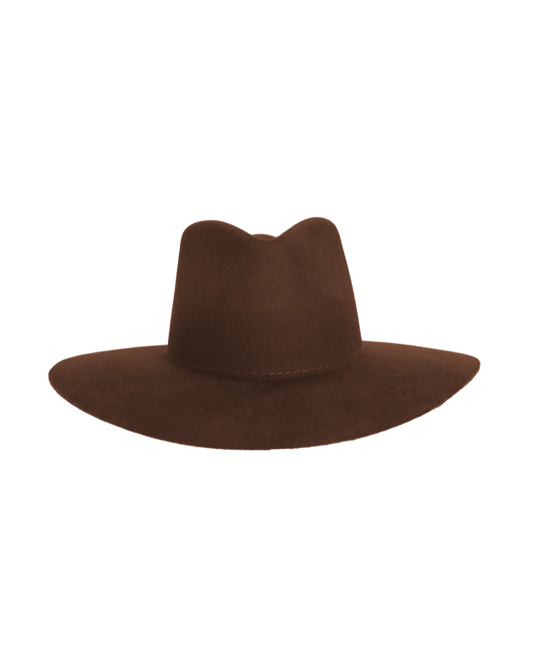 Teardrop Fedora in Brown
