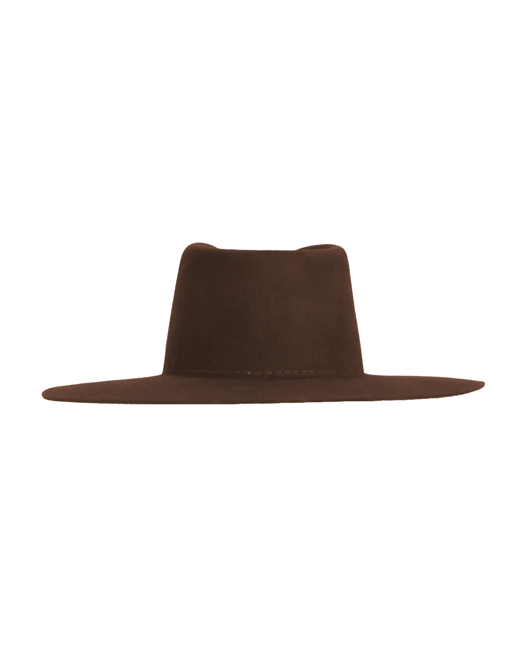 Teardrop Fedora in Brown