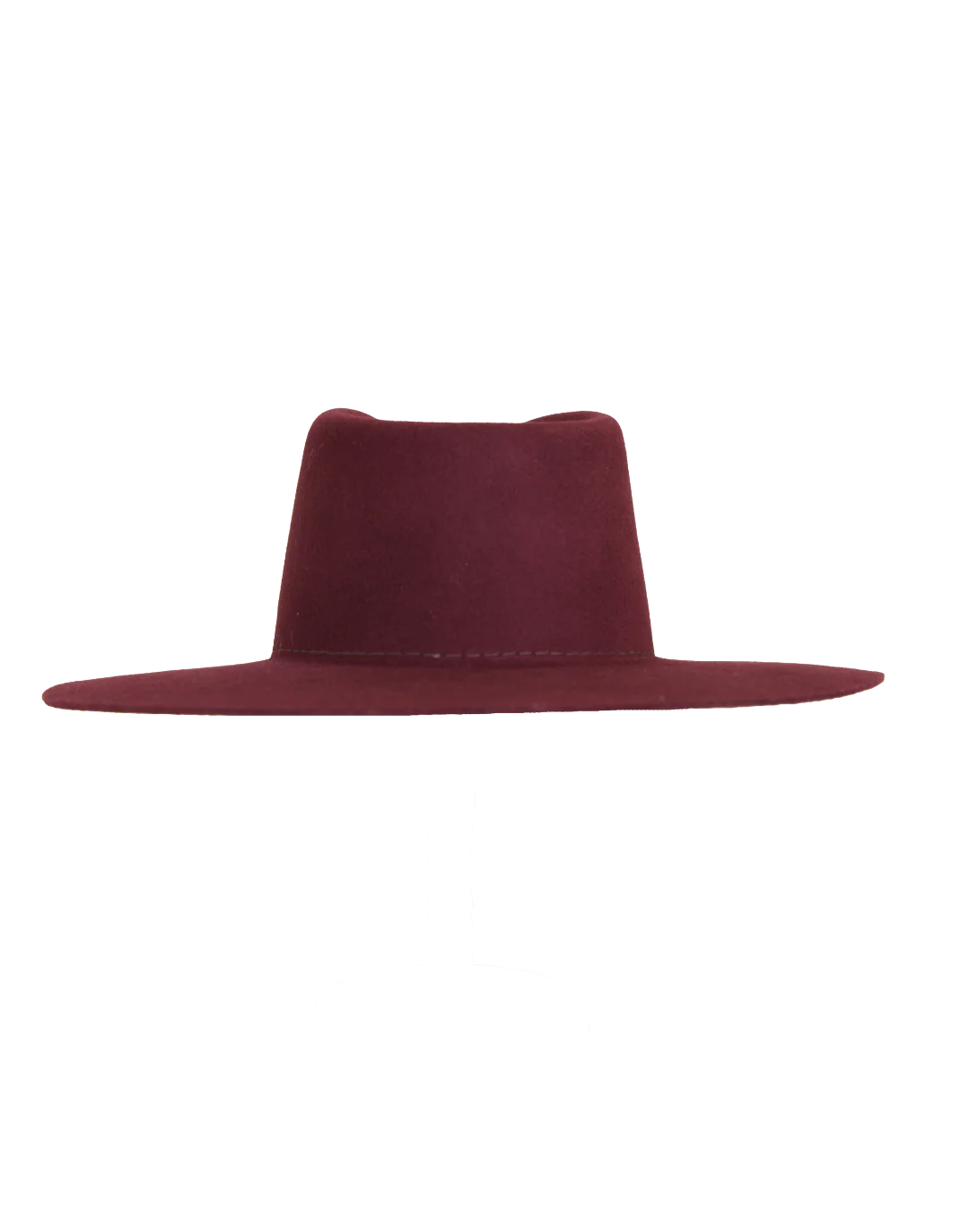 Teardrop Fedora in Burgundy