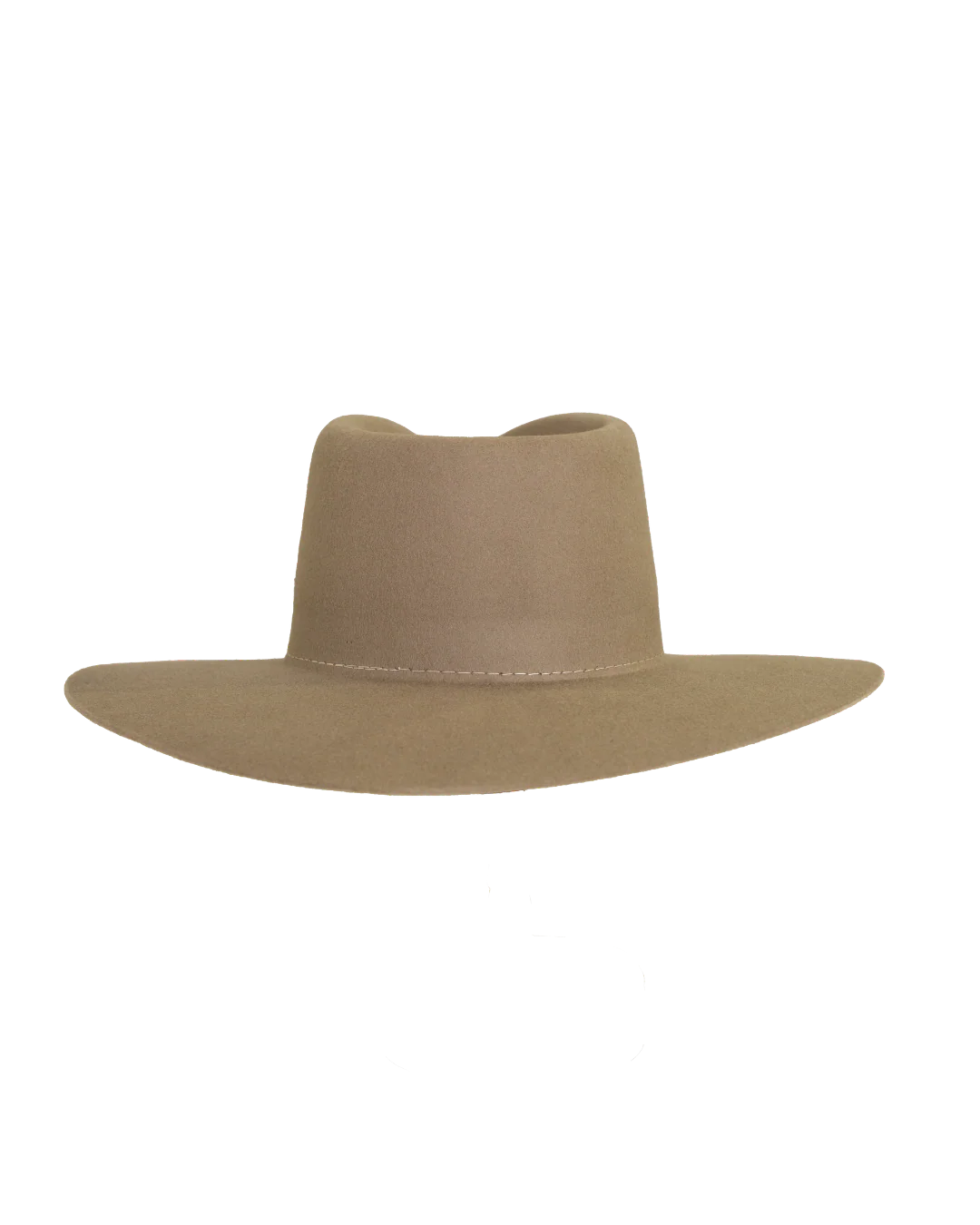Teardrop Fedora in Mushroom
