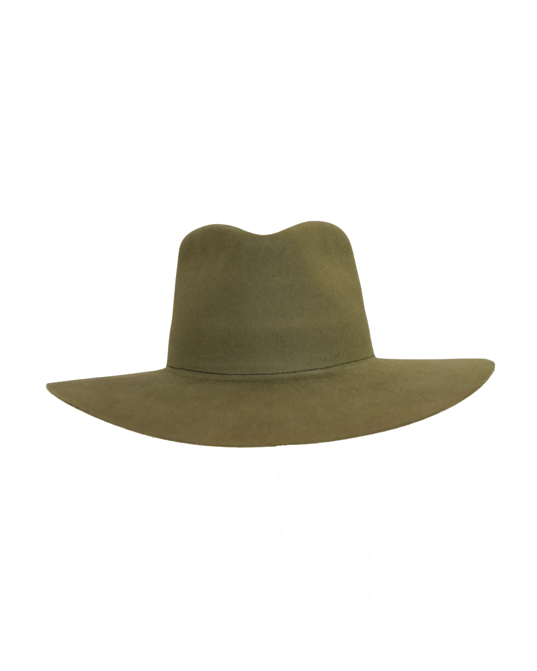 Teardrop Fedora in Olive