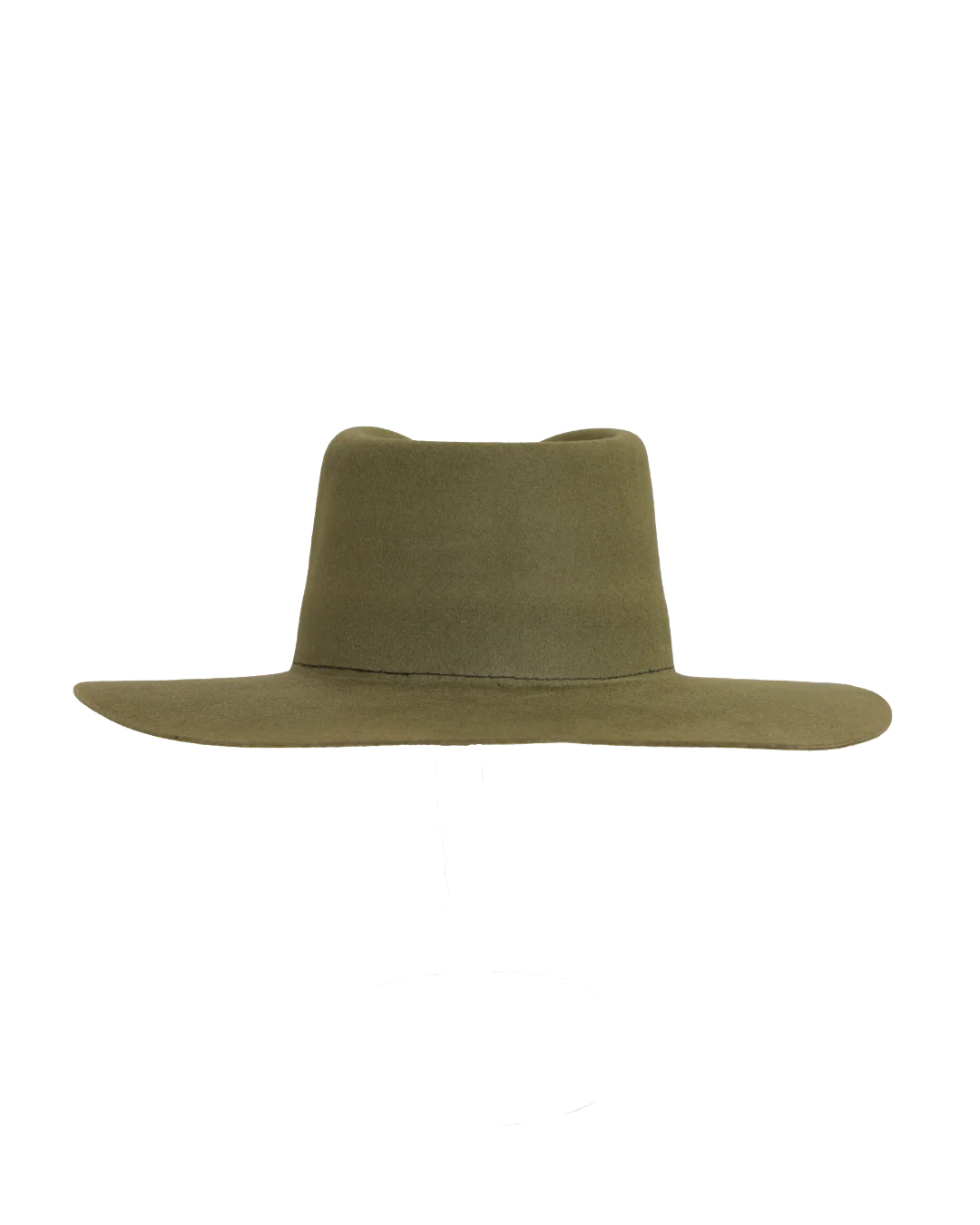 Teardrop Fedora in Olive